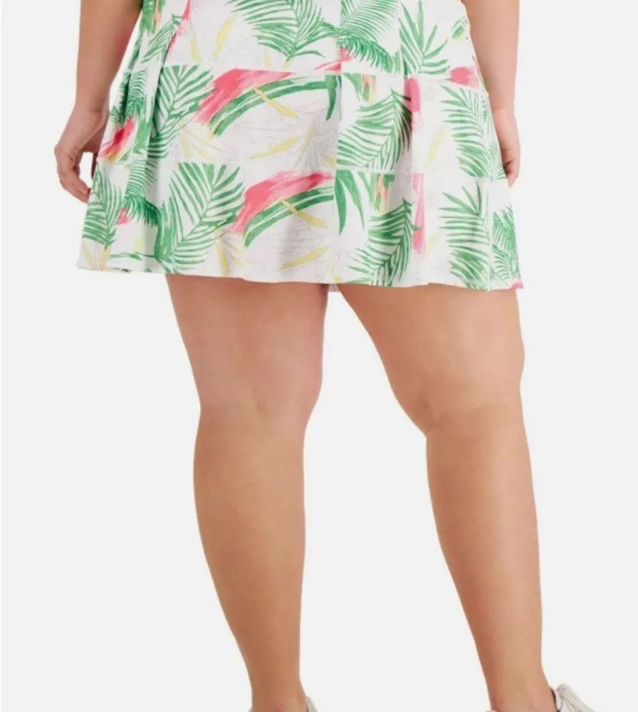 New IDEOLOGY Women’s Plus 3X Tiered Palms Golf Tennis Skirt Skort Comfort - Image 4