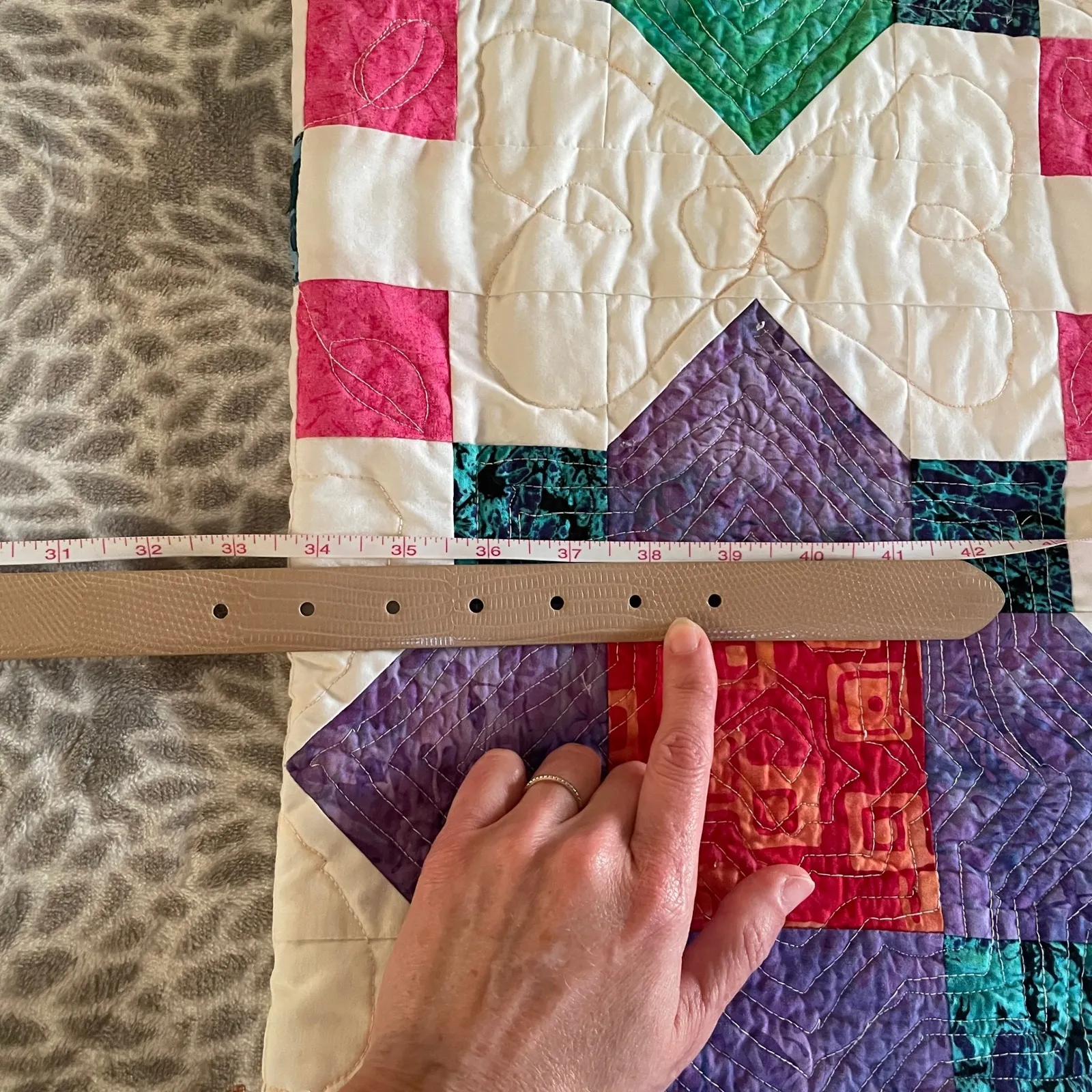 Steve Madden Women Leather Belt size Large Tan Camel Buckle Soft Girl Workwear - Image 6