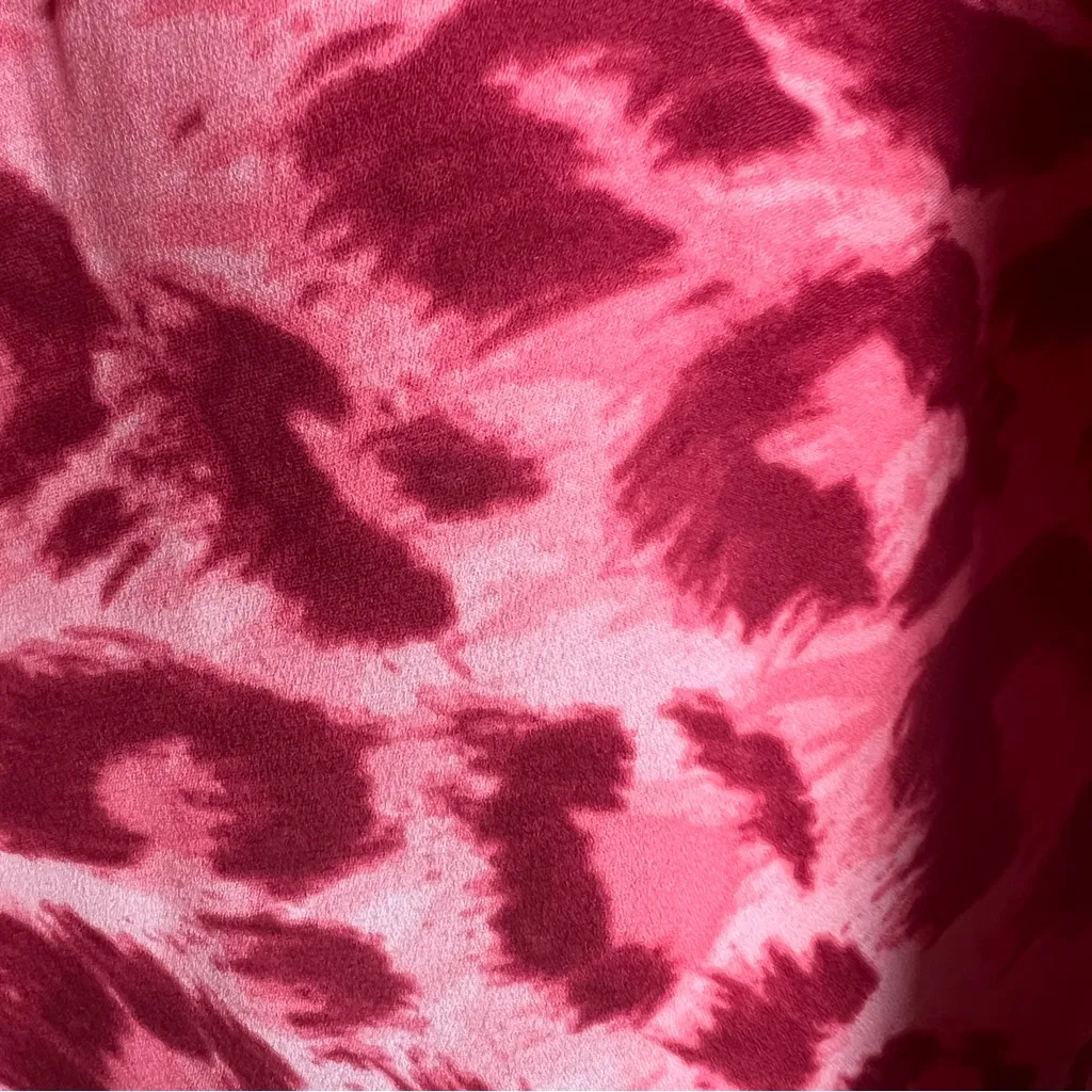 Kate Spade Pink and Red Leopard Long Sleeve Above Knee Dress - Image 11