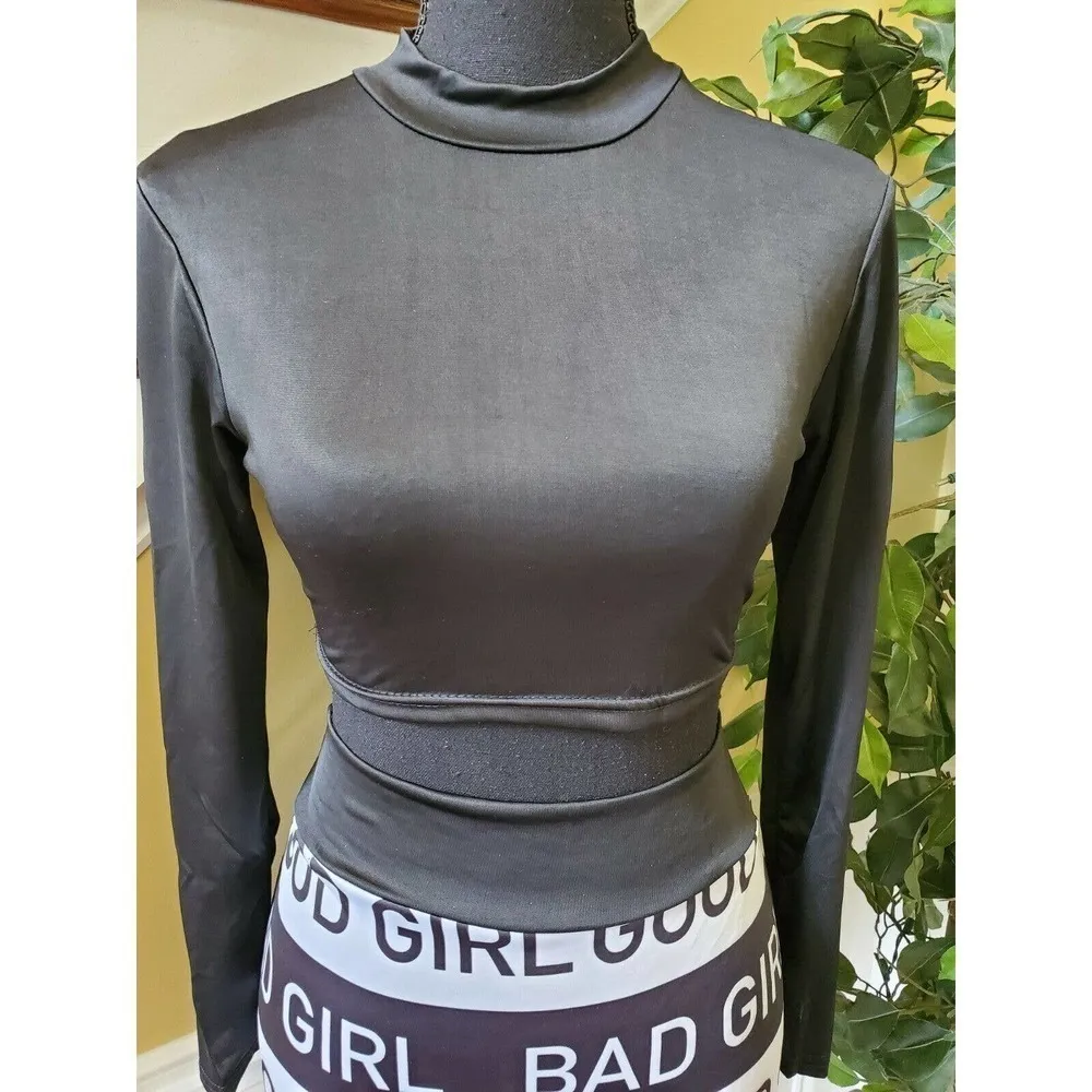 Bodycon Crop Top/ Skirt Suit - Image 4