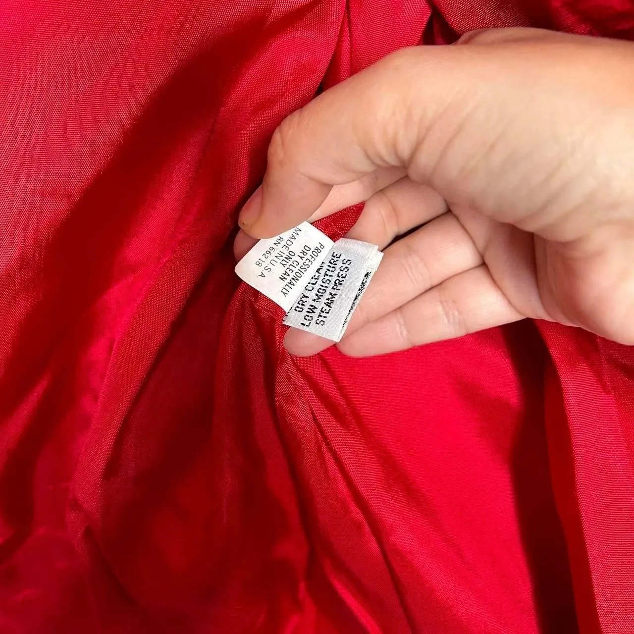 Vintage 80s 90s 1990s 1980s John Lawrence 100% pure wool red blazer - Image 8