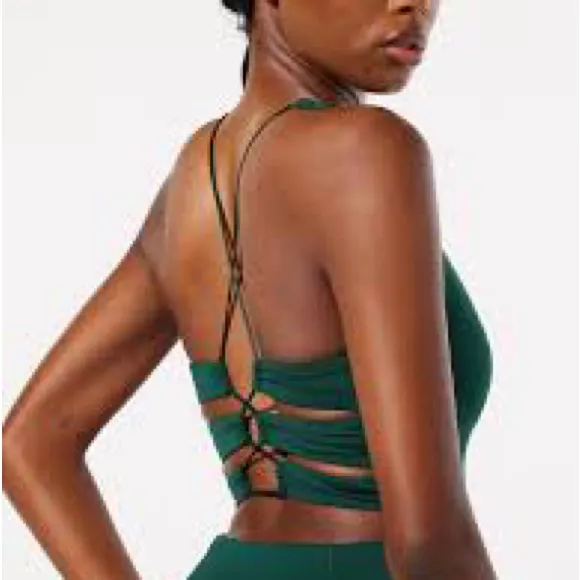 Savage x‎ Fenty wildcat strappy back tank emerald green women’s size XL 14/16 - Image 8