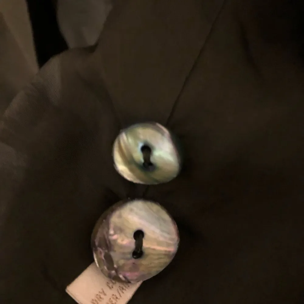 vintage 90s Dana Buchman button down army green blazer - Image 6