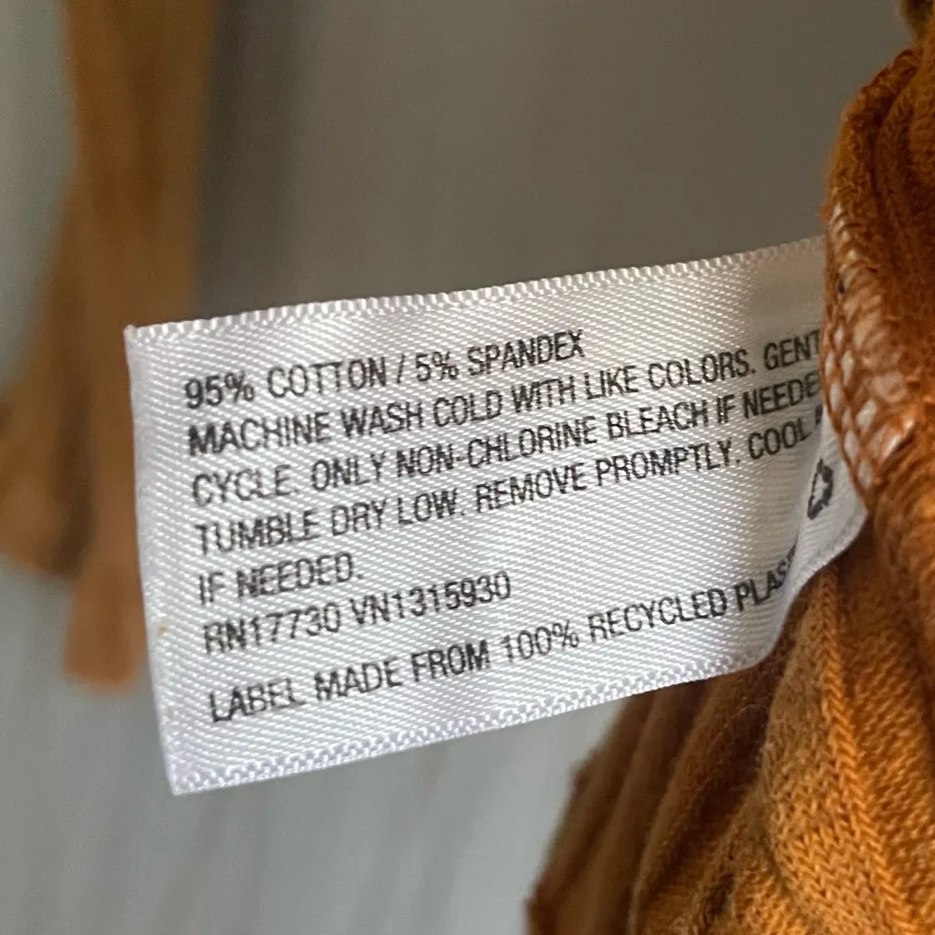 Knox Rose Women's Ribbed Long Sleeve T-Shirt - Brown Morocco Size XXL - Image 7