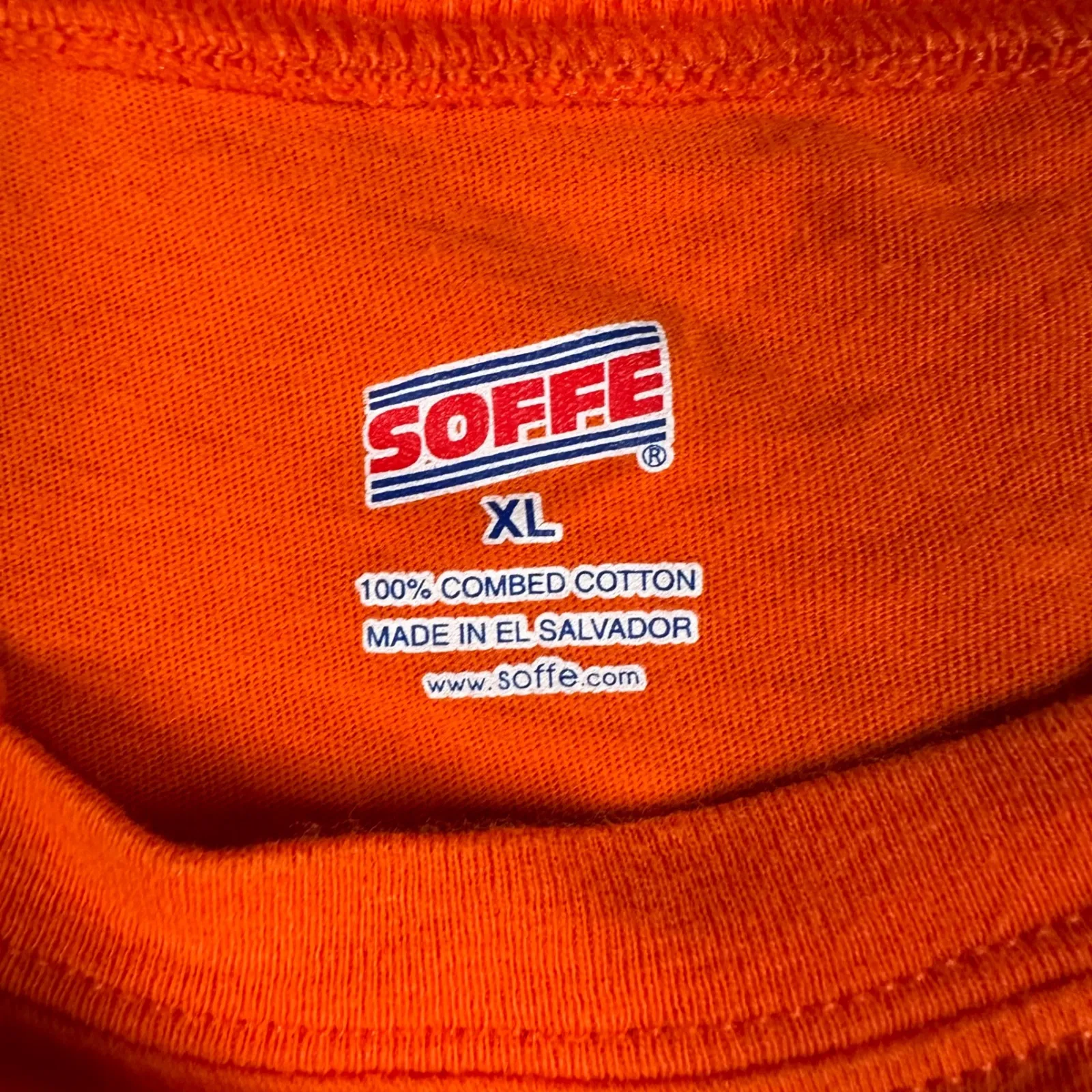 Auburn Tigers Graphic T-Shirt Womens XL Soffe Orange Zebra Print Top Short Sleev - Image 6