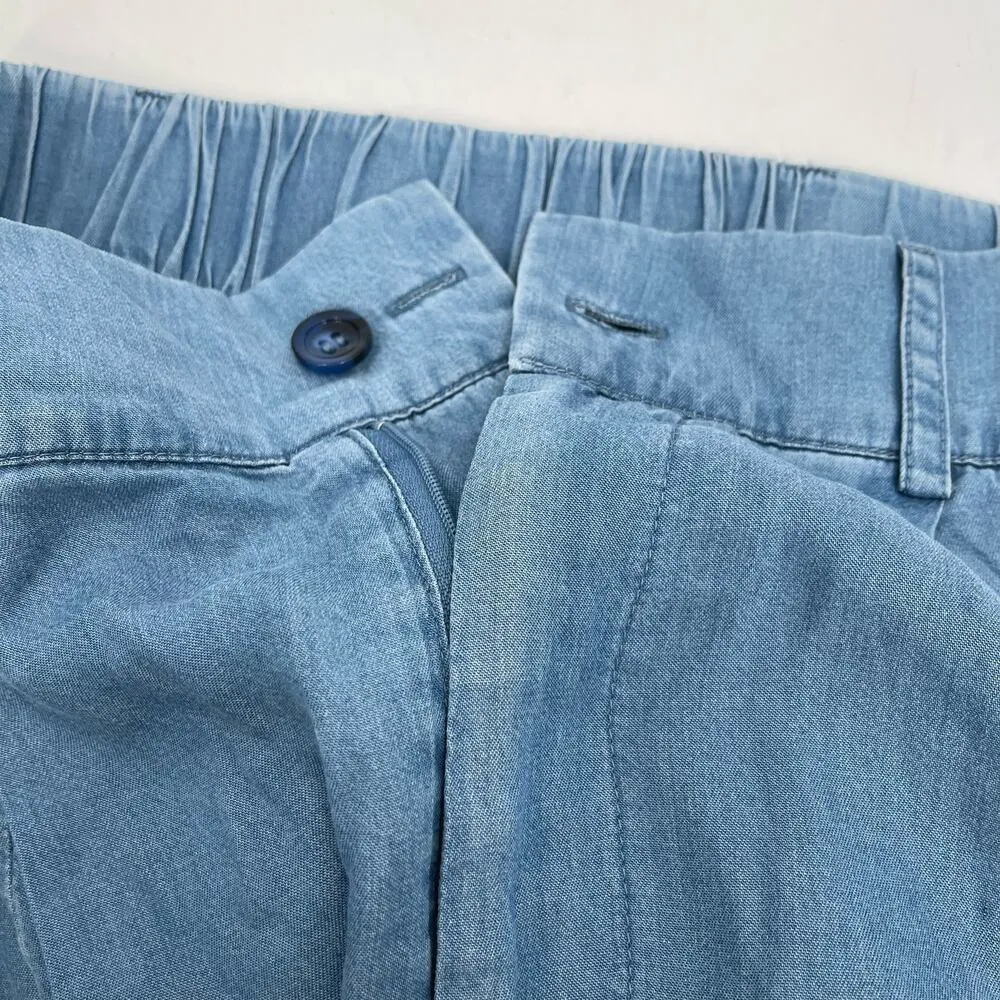 WALTER BAKER Jasmine Shorts Size Small Chambray Denim Blue NWT Lightweight - Image 14