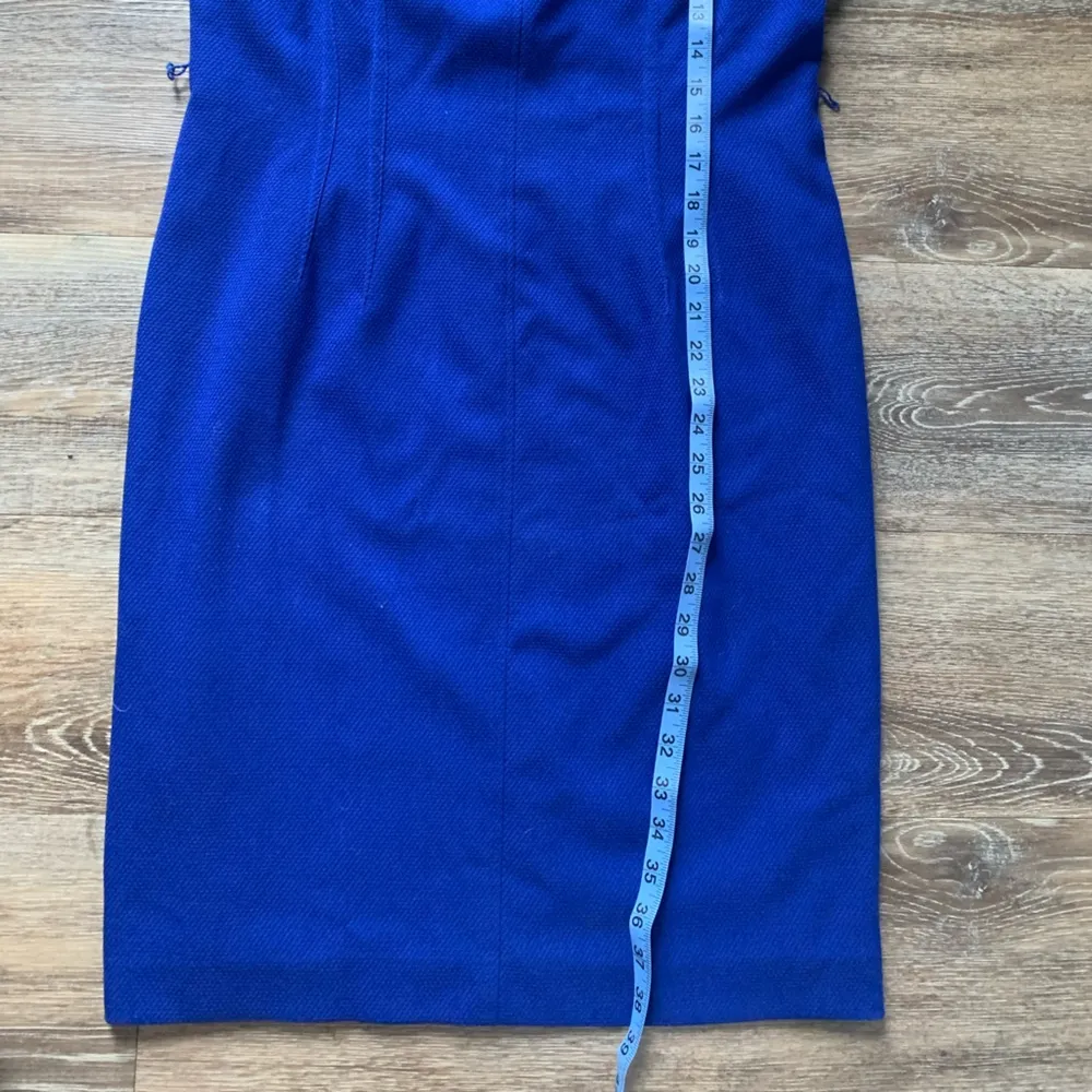 Anne Klein Blue Sheath Dress 12 - Image 4