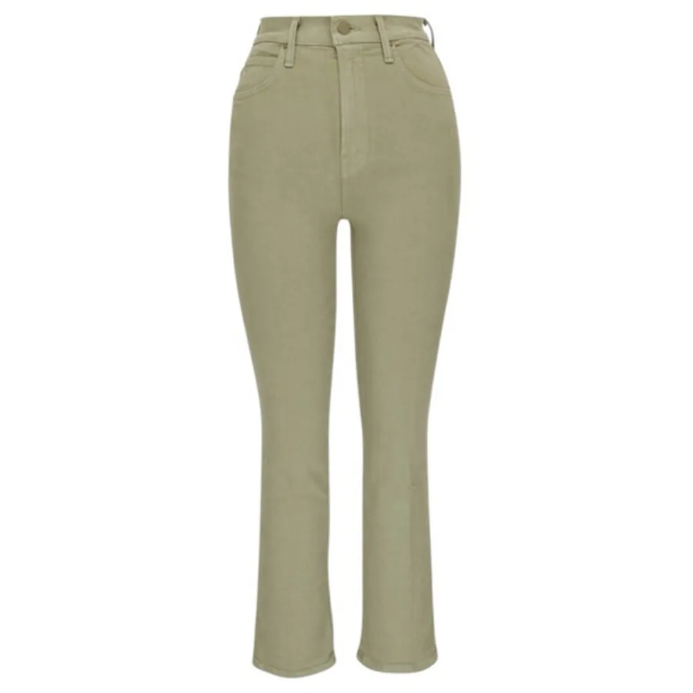Mother The Smokin' Double Ankle Jeans Sage Green 24 High Rise‎ - Image 6