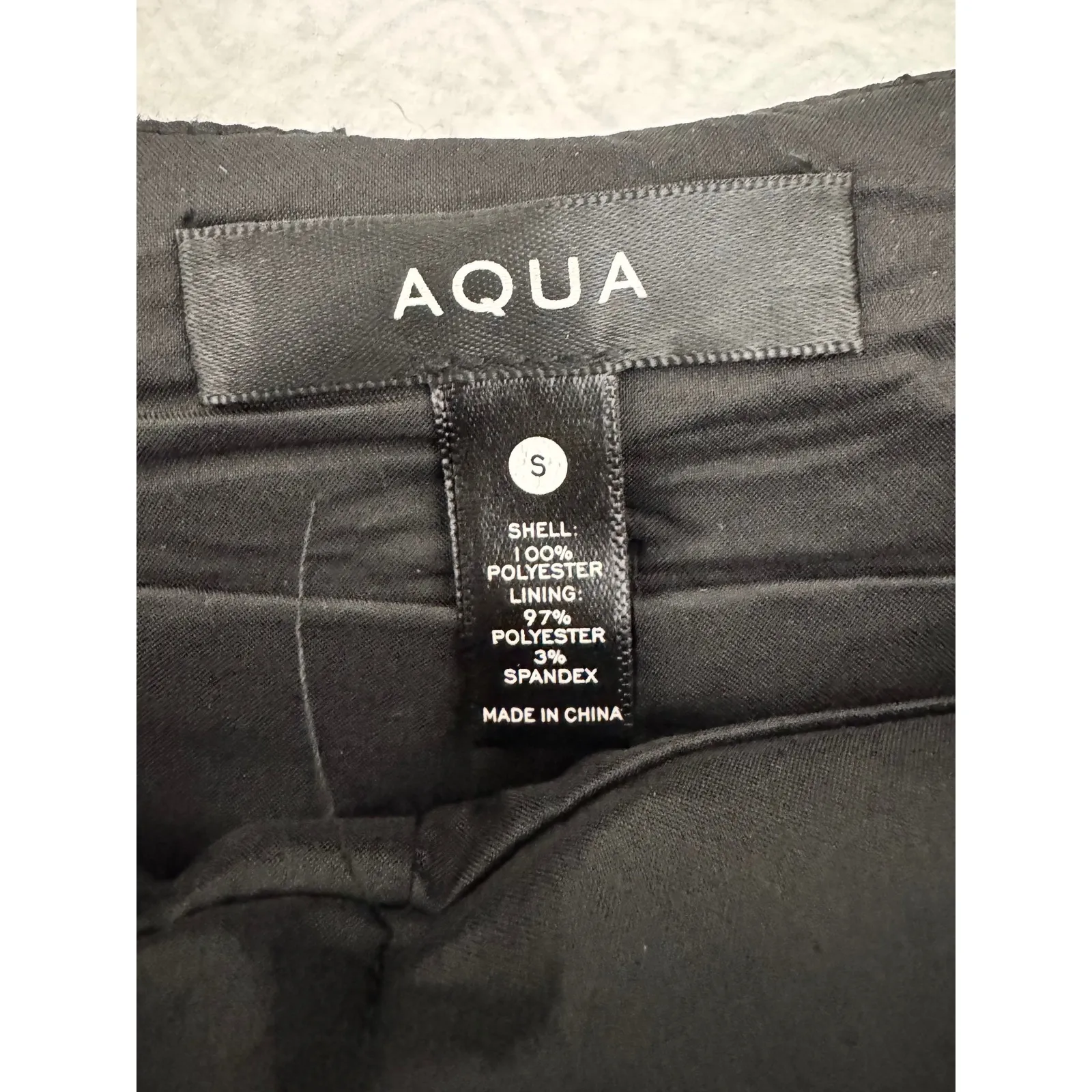 AQUA Black Tweed Shorts with Jewel Buttons - Dressy Party - Size S‎ - Image 7