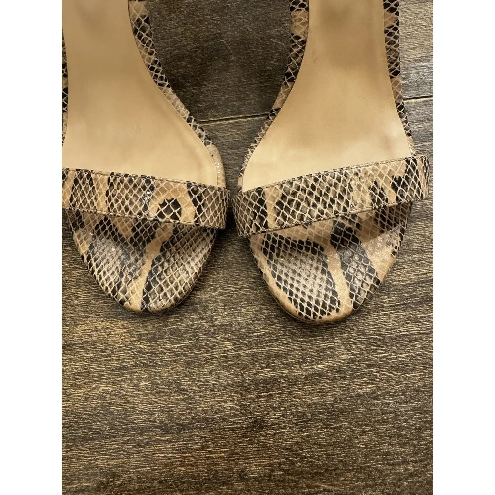 $495 NEW L'AGENCE REVOLVE SNAKESKIN EMBOSSED STILETTO HEELS EU 40‎ US 9.5 - Image 6