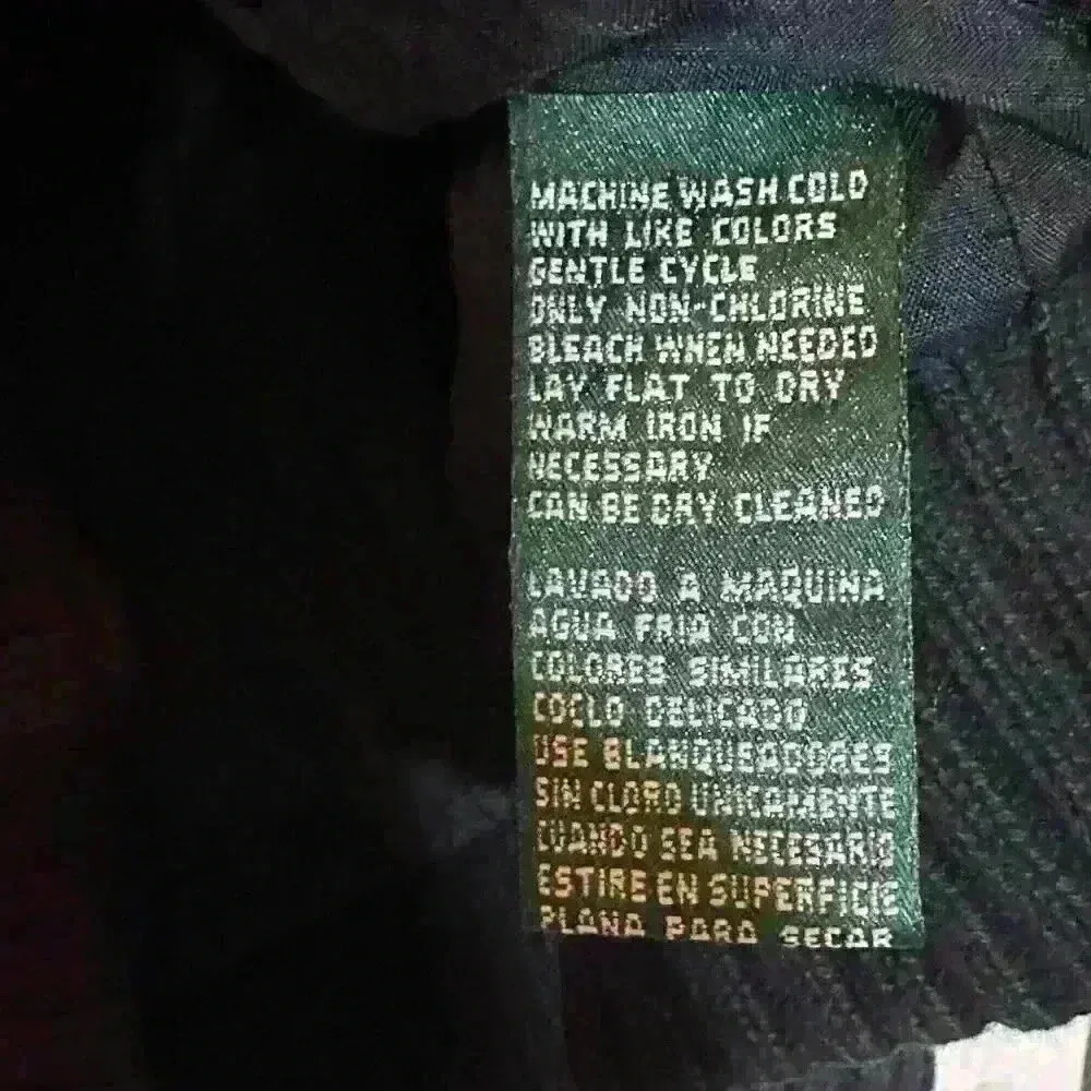 VNTG Lauren Ralph Lauren‎ Black Corduroy full zip jacket sweater sleeves … - Image 3