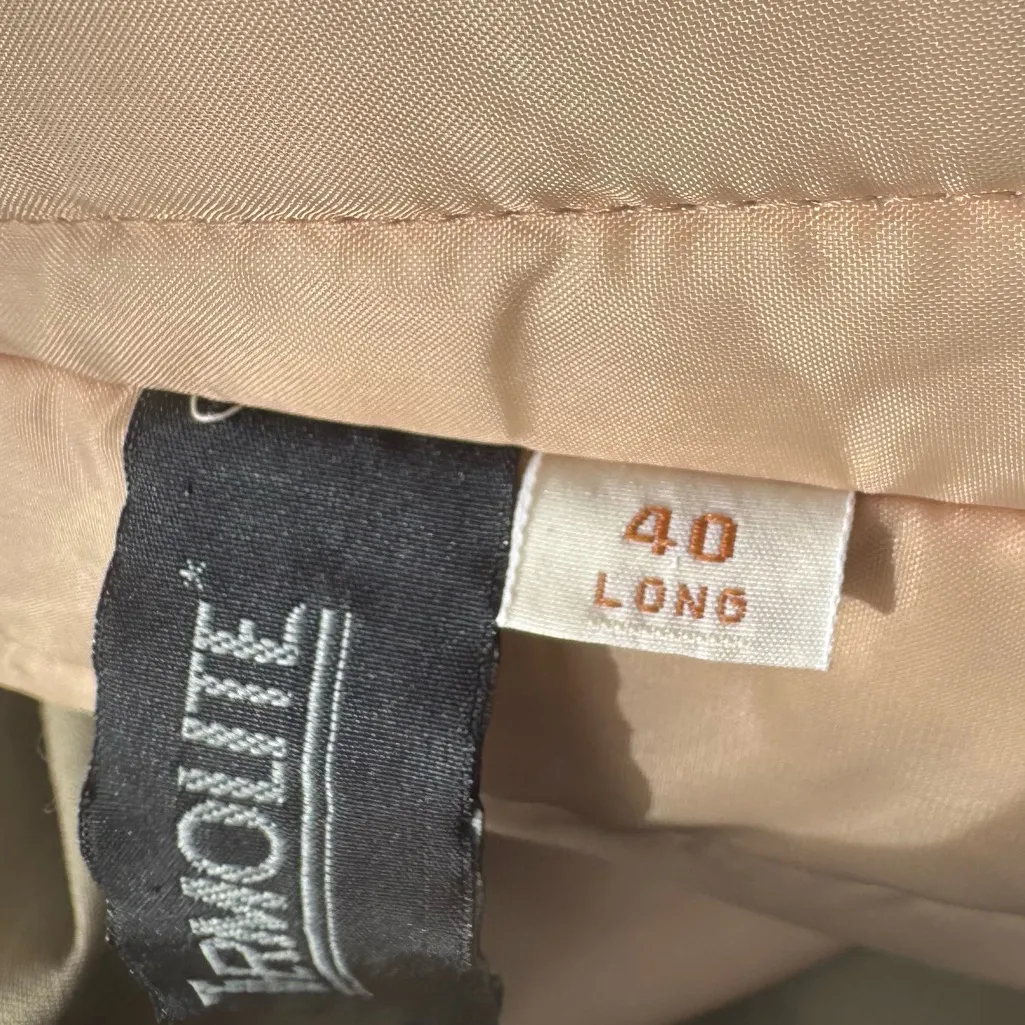 Oleg Cassini vintage heavy duty khaki peacoat / M (40 EU) / Excellent condition* - Image 14