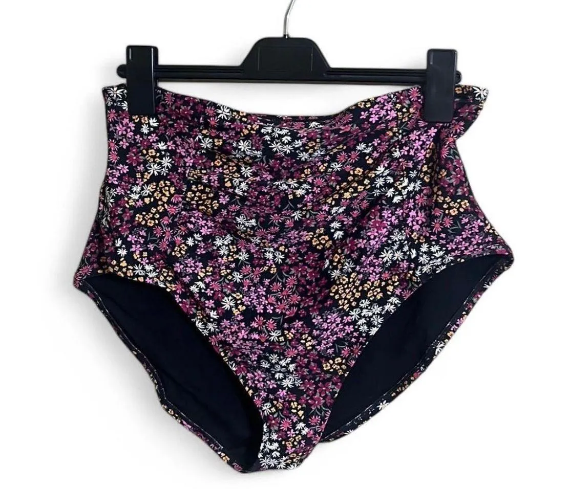 Swim Bikini Bottom Sz 4XL Shelby Floral High-Waisted - Image 2