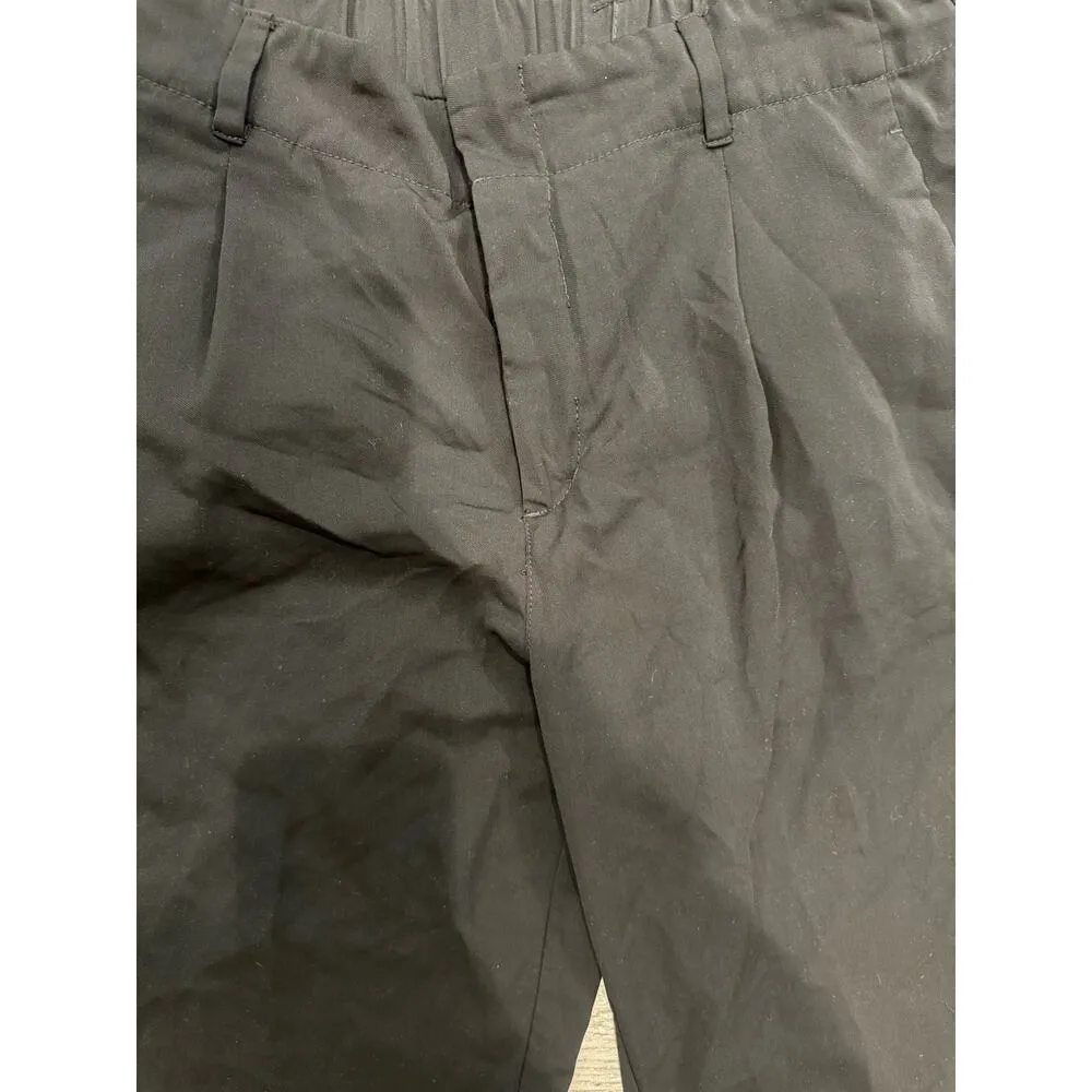 H&M Size 8 Elastic Waist Black Cropped Dress Pants - Image 5