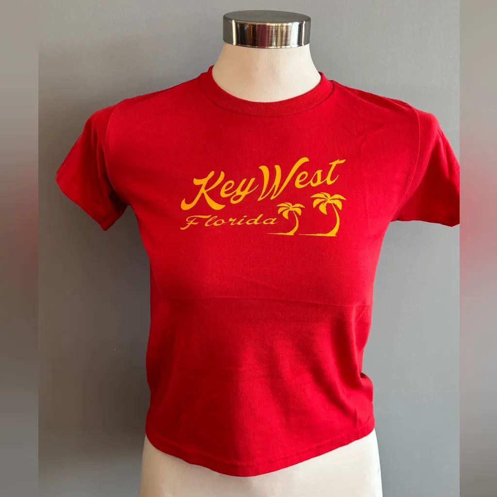 Key West Graphic Women's Top Red - Image 2