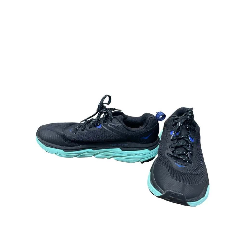 Hoka Challenger ATR 6  Womens Black Blue Trail Running Shoes 7B SKU 9462 - Image 2