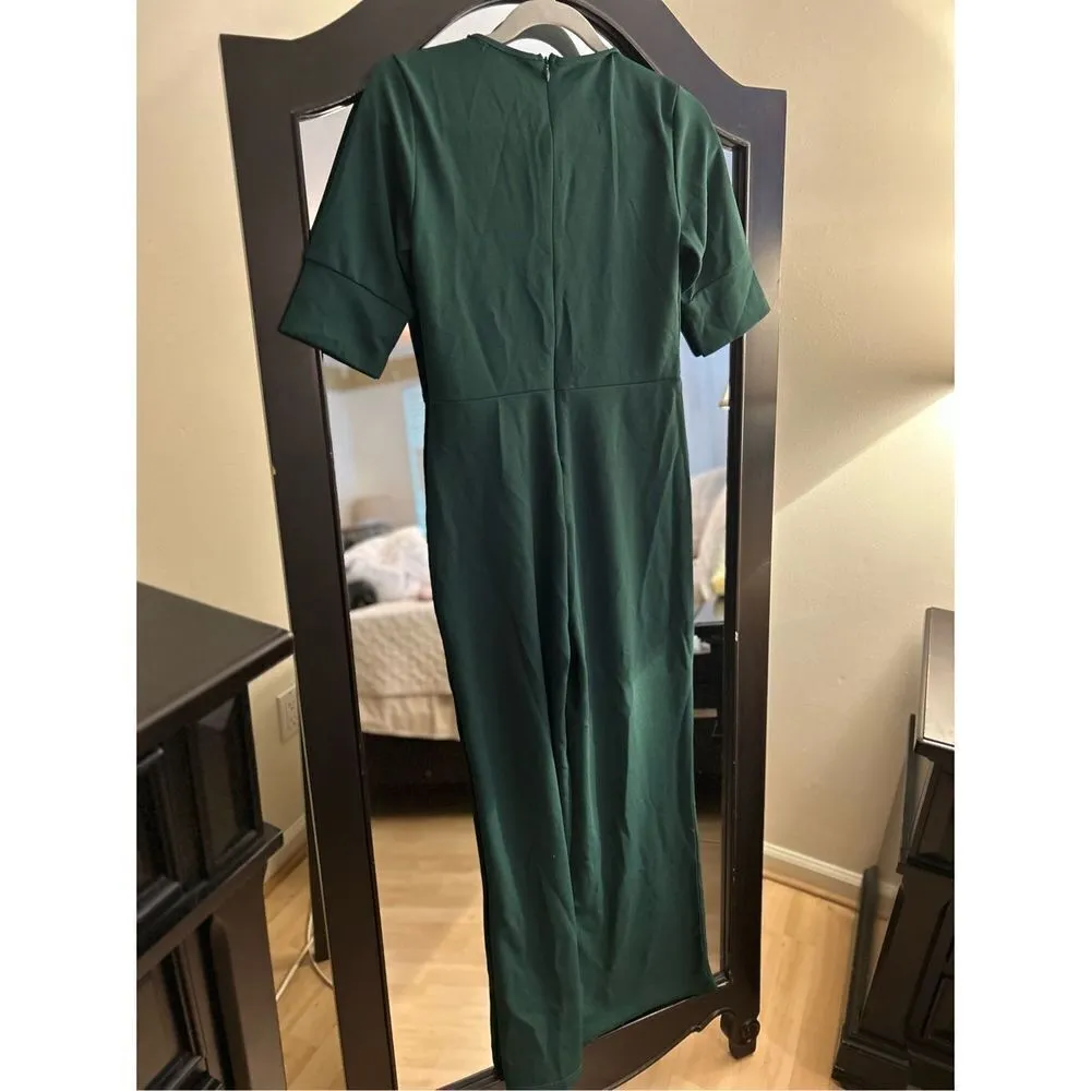 NEW Casual Loose Wide Leg Pant Romper Jumpsuit S Black - Image 2