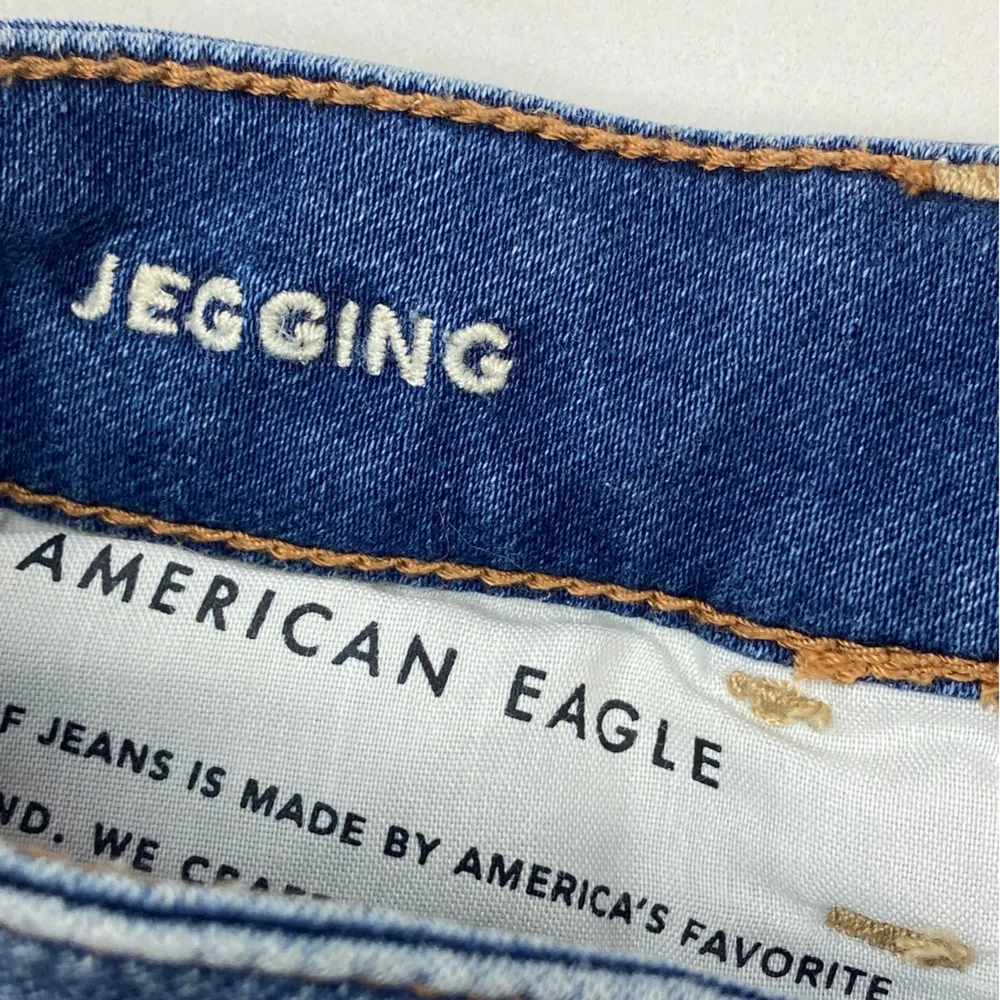 American Eagle Super Stretch Distressed Jegging Size 00 Short - Image 6
