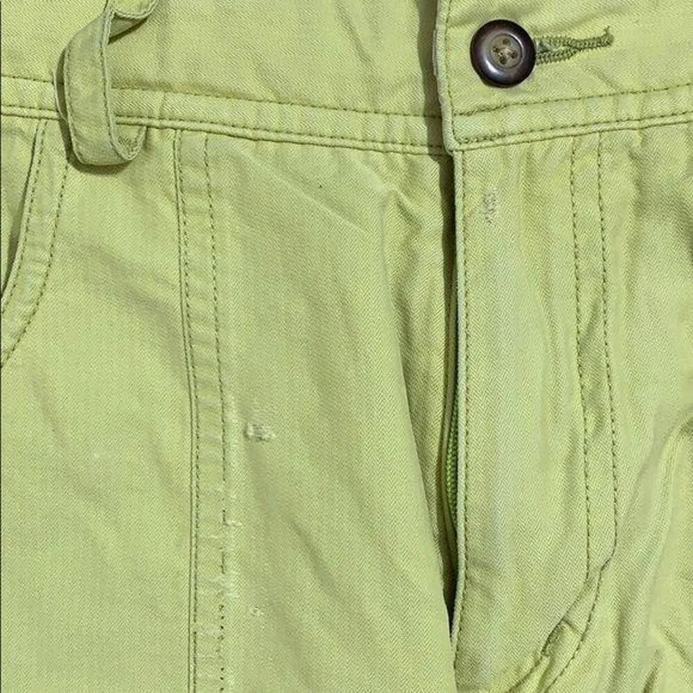 Horny Toad Womens Mom Shorts High Waist Outdoor Hiking Travel Green Size 4 - Image 6