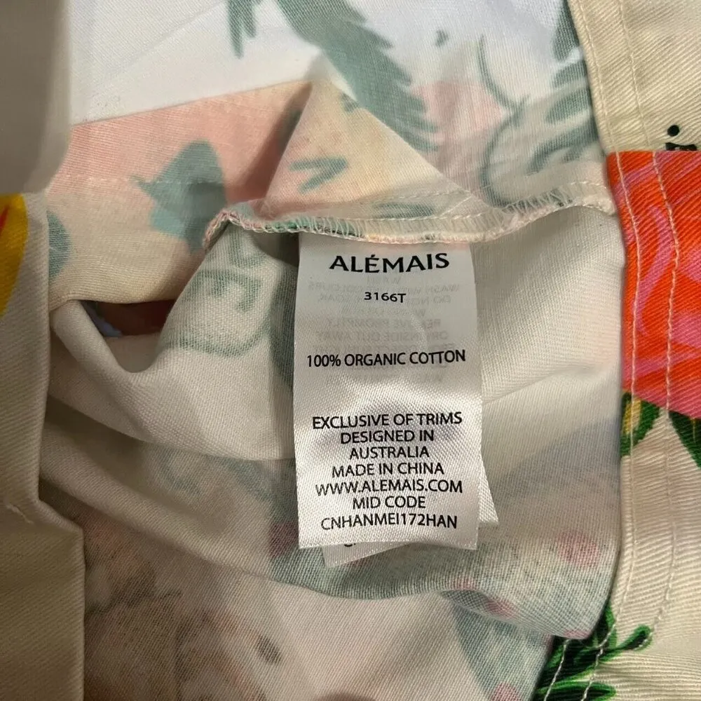 NWOT ALEMAIS x Alan Berry Rhys Samaki Cropped Organic Cotton Shirt Women's Sz 6 - Image 6