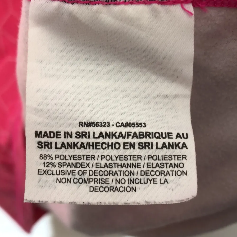 Nike Pro Dri Fit Pink Quarter Zip Pullover Large - Image 4