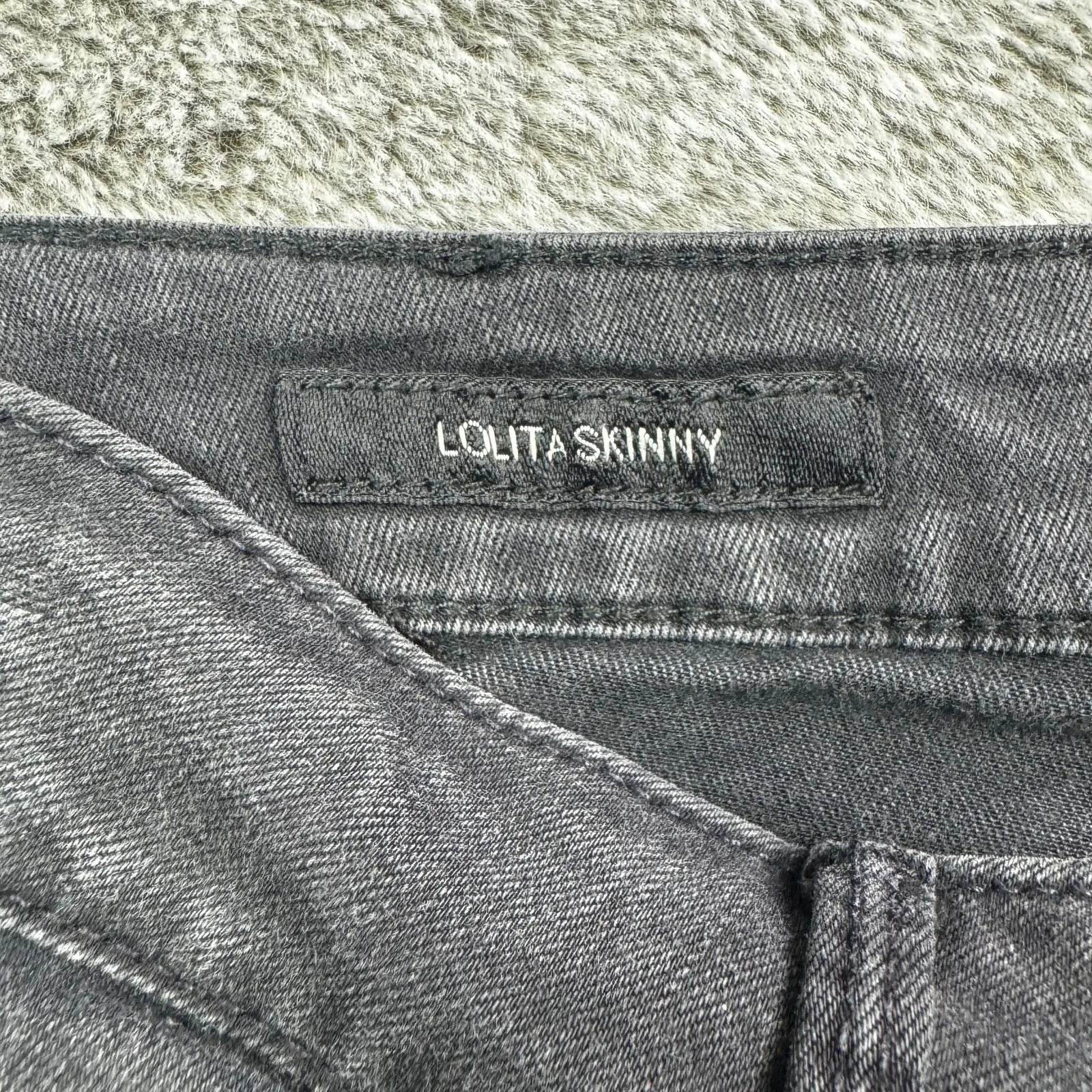 Lucky Brand Denim Jeans Lolita Skinny Women's 14 Black - Image 9