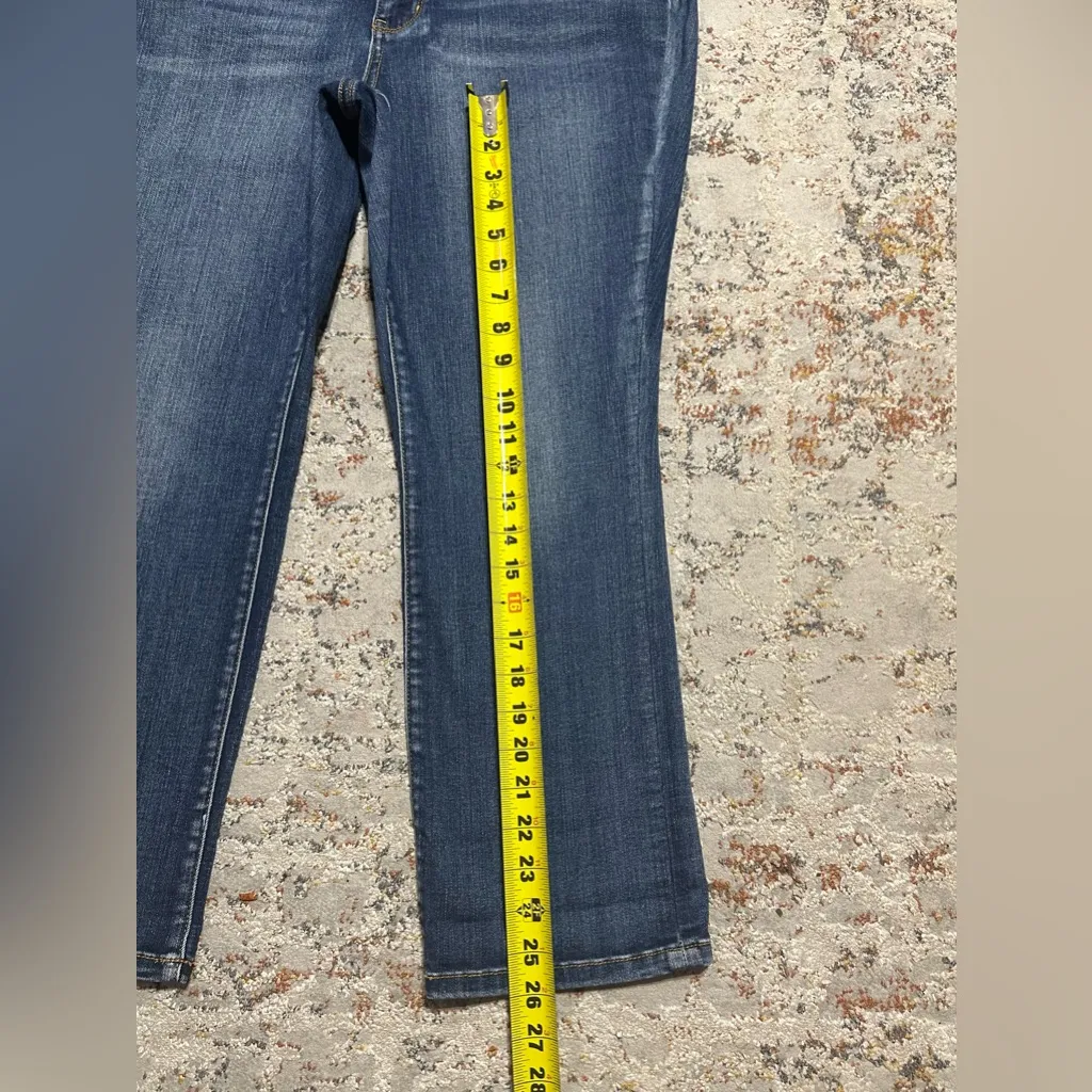 JUDY BLUE High rise skinny fit capri jeans size 14W - Image 6