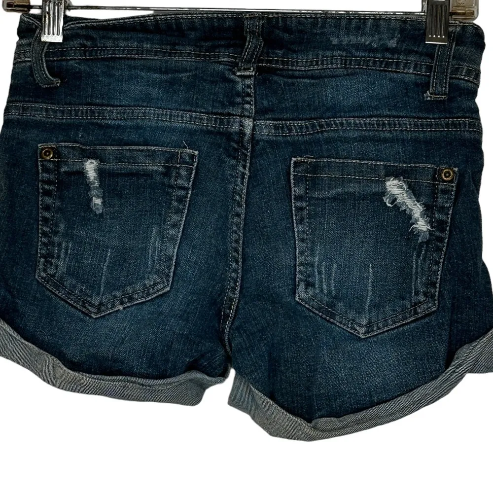 Boom Boom Jeans Distressed‎ Denim Shorts - Image 3