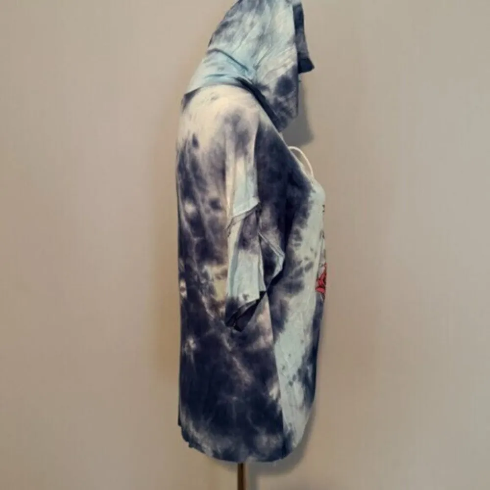 NEW Black Bead women's medium blue Boutique top - Image 5