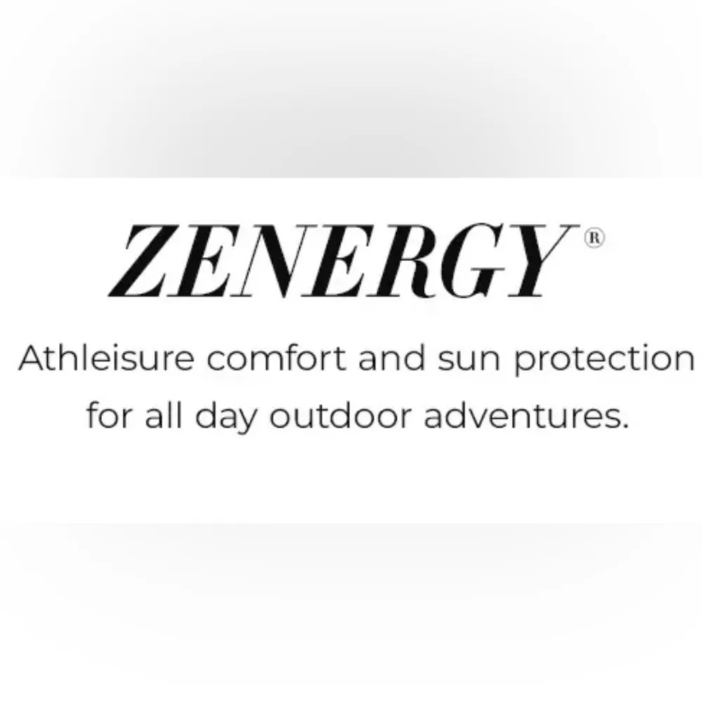 Chico’s Zenergy Blue Teal & White Striped Cap Sleeve Loose Fit Tee Size 1/Medium - Image 12