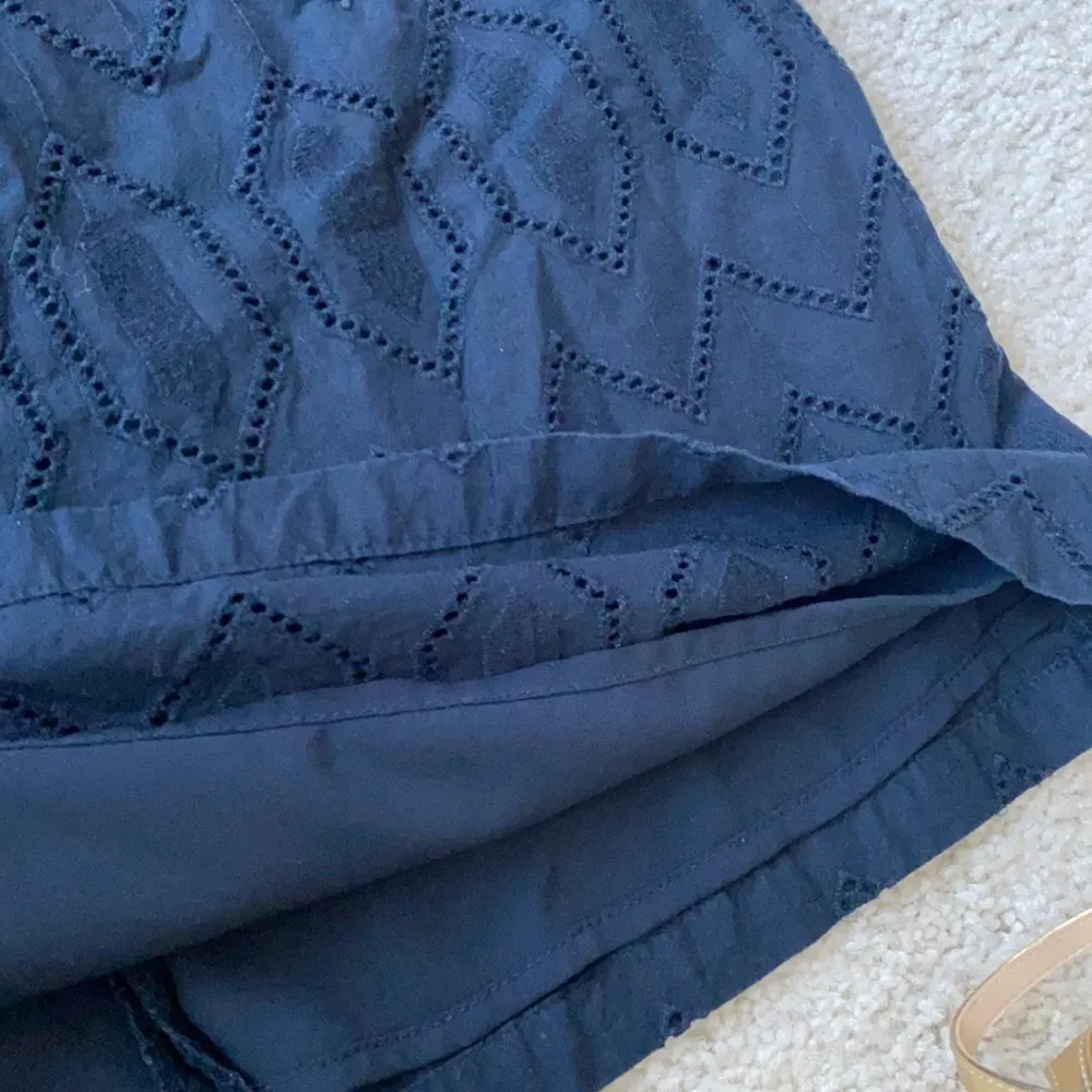 BR Navy with geometric embroidery Sheath sun dress - Image 7