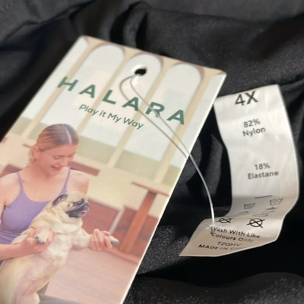 Halara Plus Cool Touch High Waist Active Shorts Black 4X NWT Waist Hidden 4X NWT - Image 6