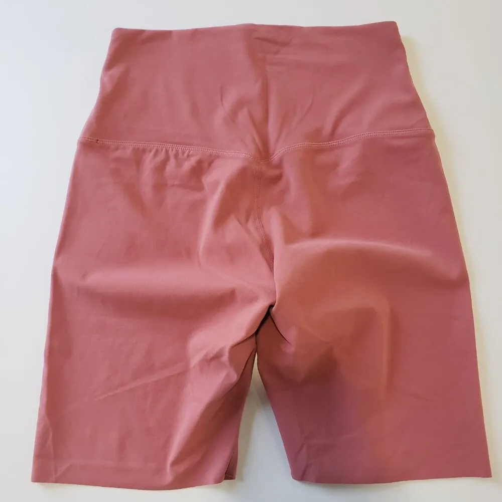Nike Women's Zenvy Gentle Support High-Waisted 8" Biker Short Canyon Pink Size S NWT - Image 2