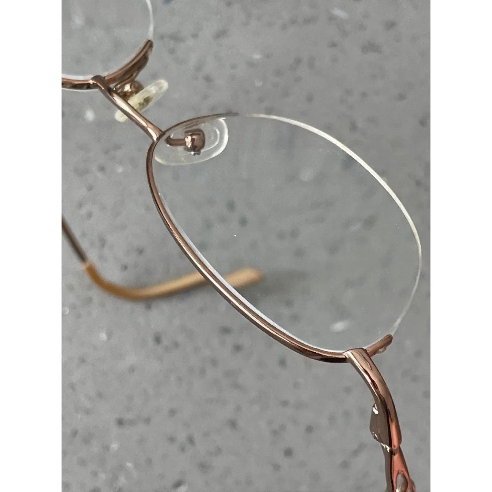 Sans Pareil Eyeglasses Frames ONLY LINDA EVANS 293 SAND Women's Brown 50 - Image 11