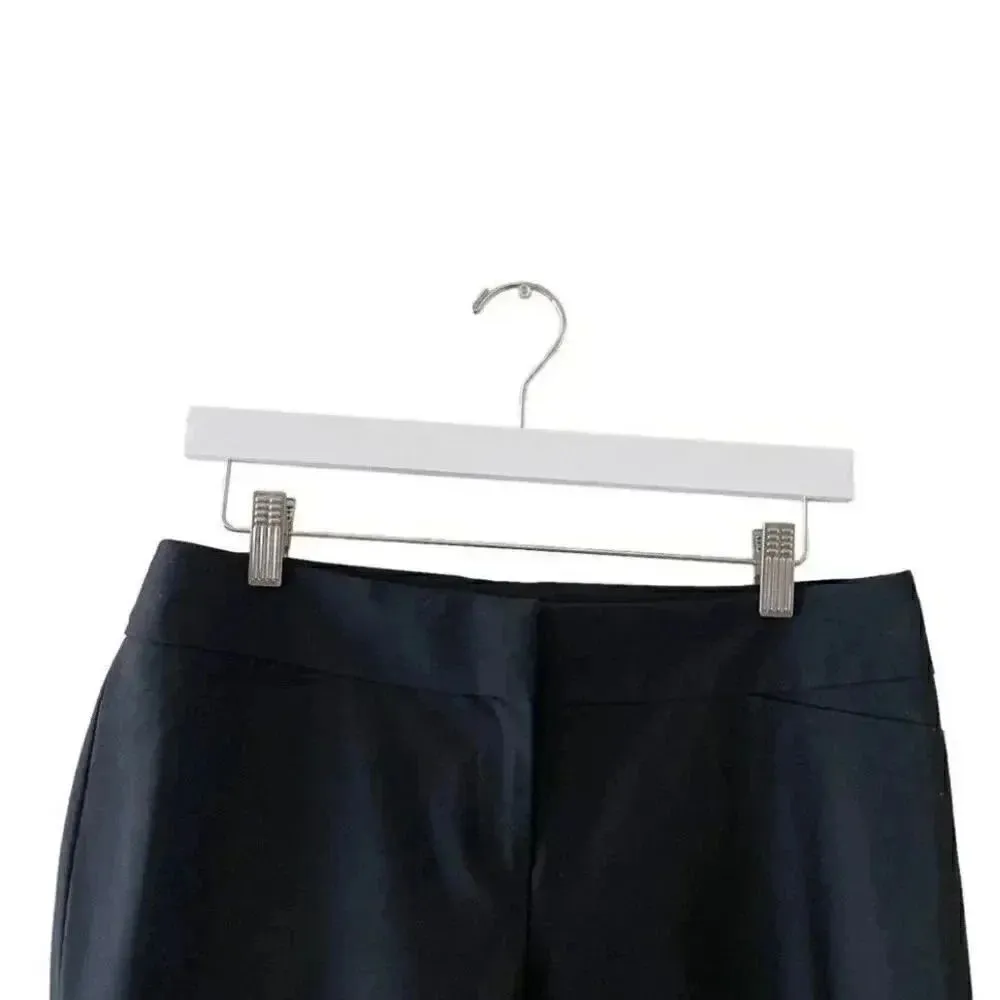 Halogen Nordstrom Quin Fi Straight Leg Wide Y2K Office Career Black Pants SZ 6P - Image 2