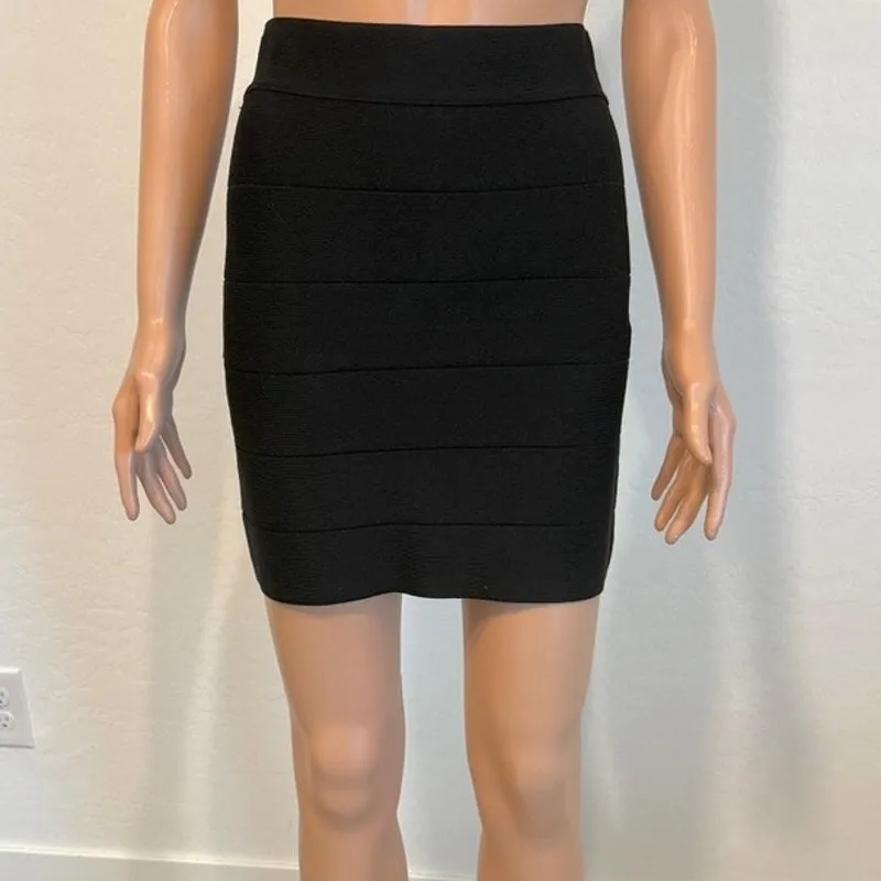 Bebe medium exposed zipper high waist bandage mini skirt SK 2951 - Image 10