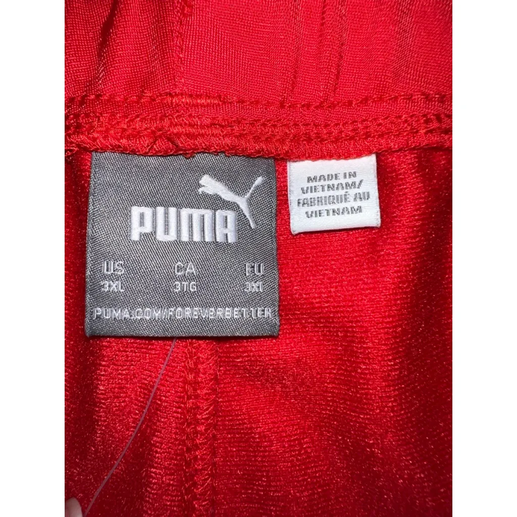 Puma Red & White Sweatpants & Joggers 3XL Loungewear - Image 4