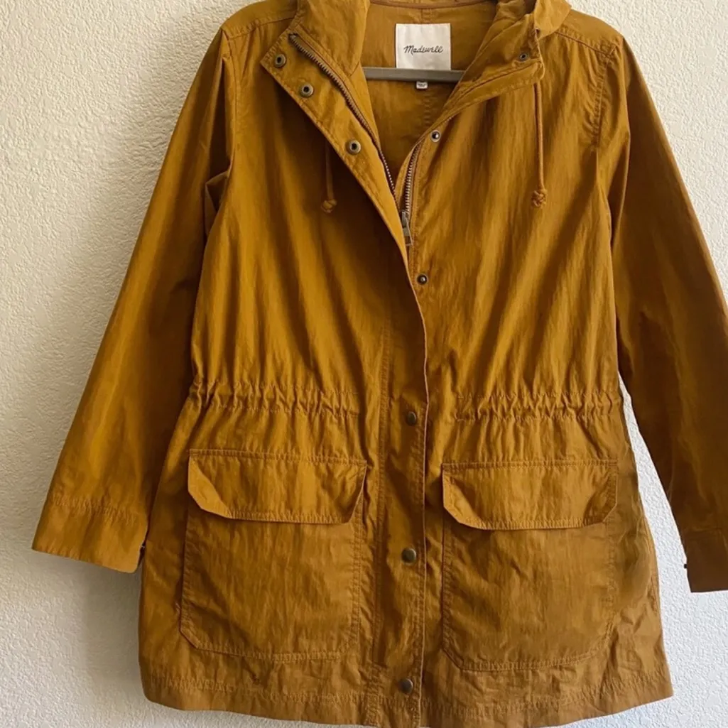 Madewell Anorak Raincoat Size XS Anorak Raincoat Water Resistant Utility - Image 4