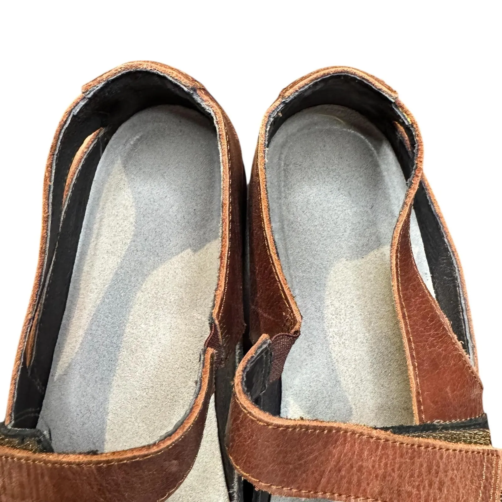 Naot Sandals Shoes Womens Size 9 Black Brown Leather Strappy Comfort EU 40 - Image 4