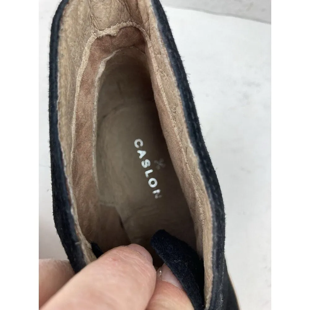 *Caslon Booties Womens 35 Black Suede Leather Ankle Heeled Whimsigoth Festival - Image 12