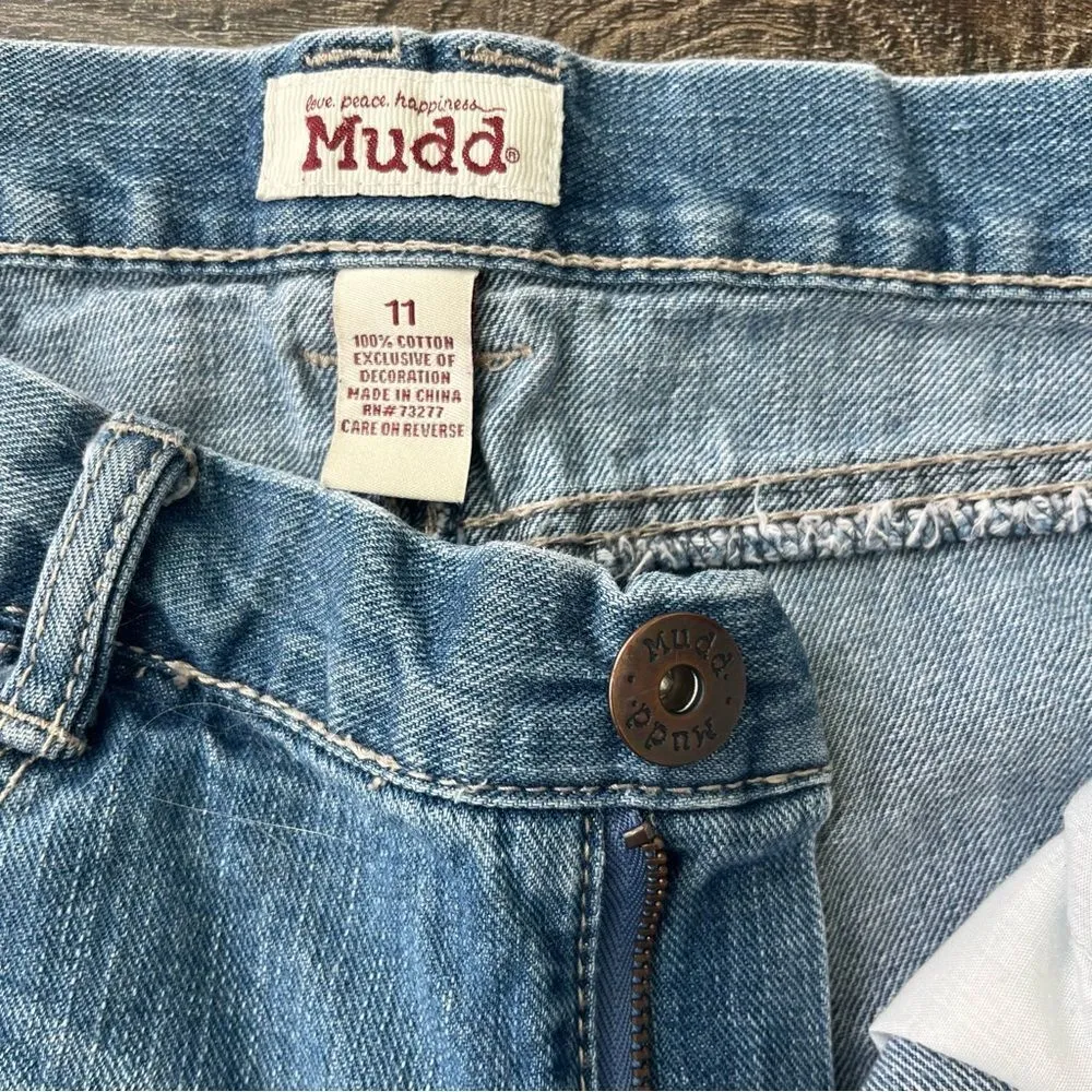 Mudd Distressed Crop Jeans Sz 11 - Image 5