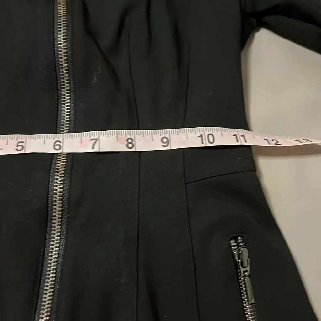 Y2k Armani Exchange Women’s Zip up Mock Neck Dress size 0 - Image 8