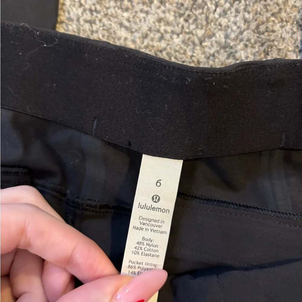 Lululemon Black Trouser Pants - Image 2