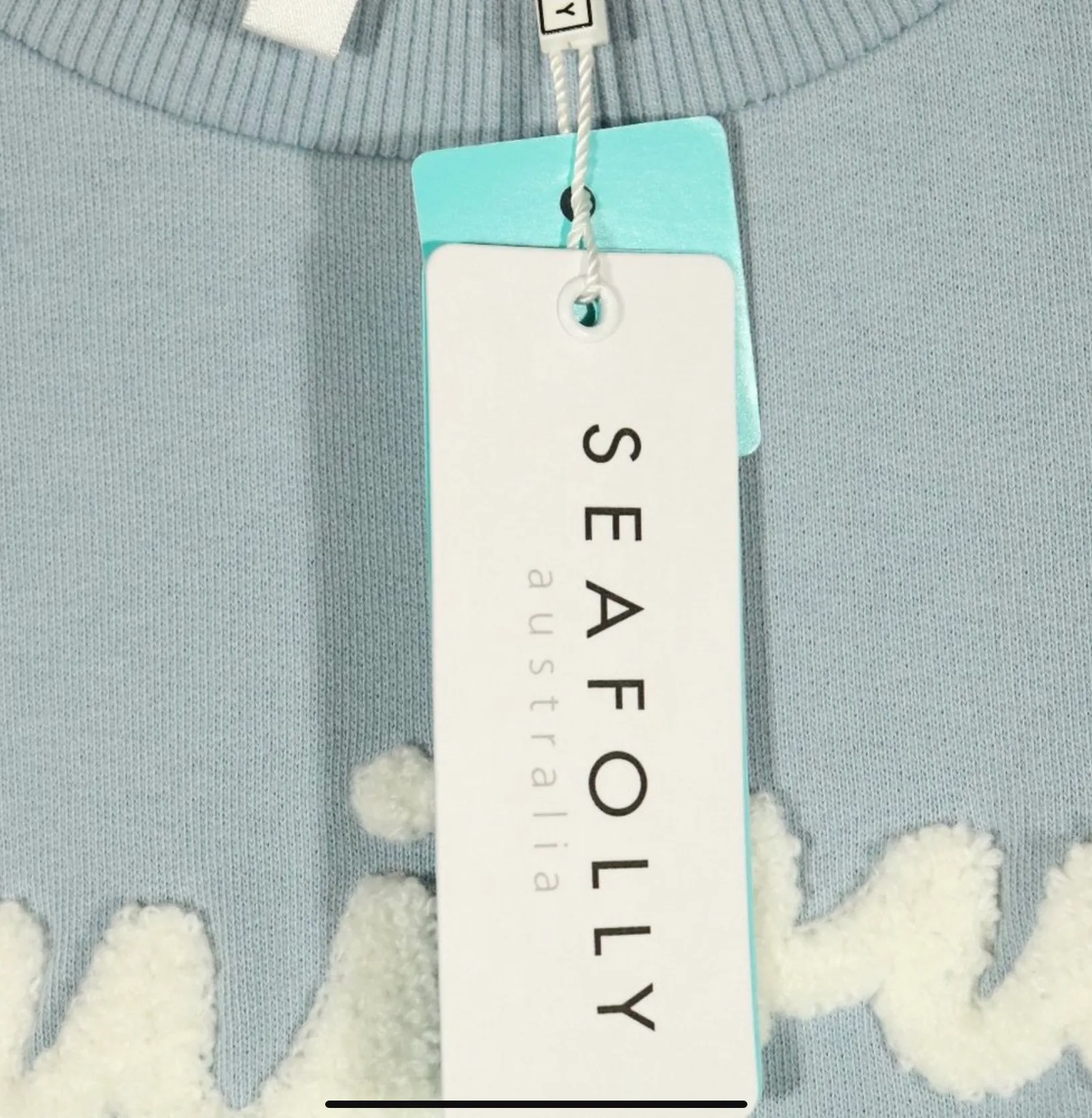 NWT  X Revolve Splendor Sweater Size Small In Blue - Image 10