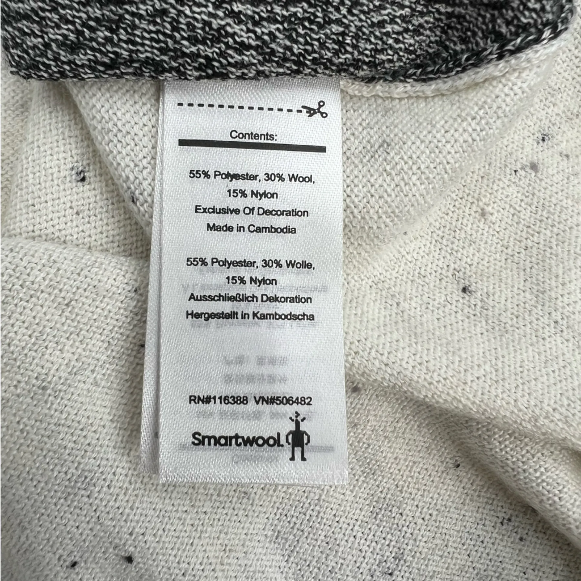 Smartwool Shadow Pine Color-Block Sweater Sz M - Image 4