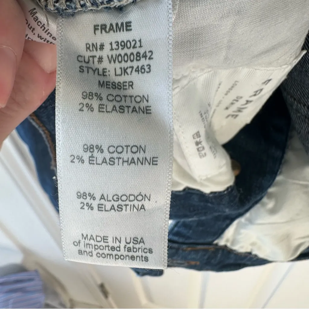 Frame stretch denim jacket small Messer - Image 6