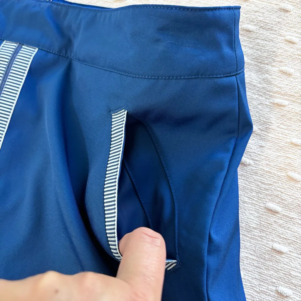 Lady Hagen Navy Blue Golf Skort Brocade Trim Women’s Size‎ 6 - Image 7