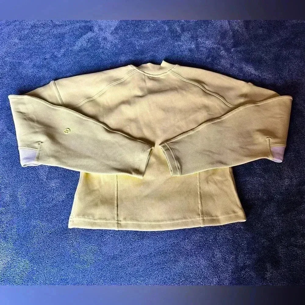 Lululemon Rubbed Luxtreme Wide-sleeve Pullover size Small - Image 7