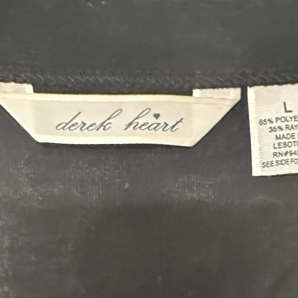 Derek Heart Black Sleeveless Cut Out Tank Top - Image 3