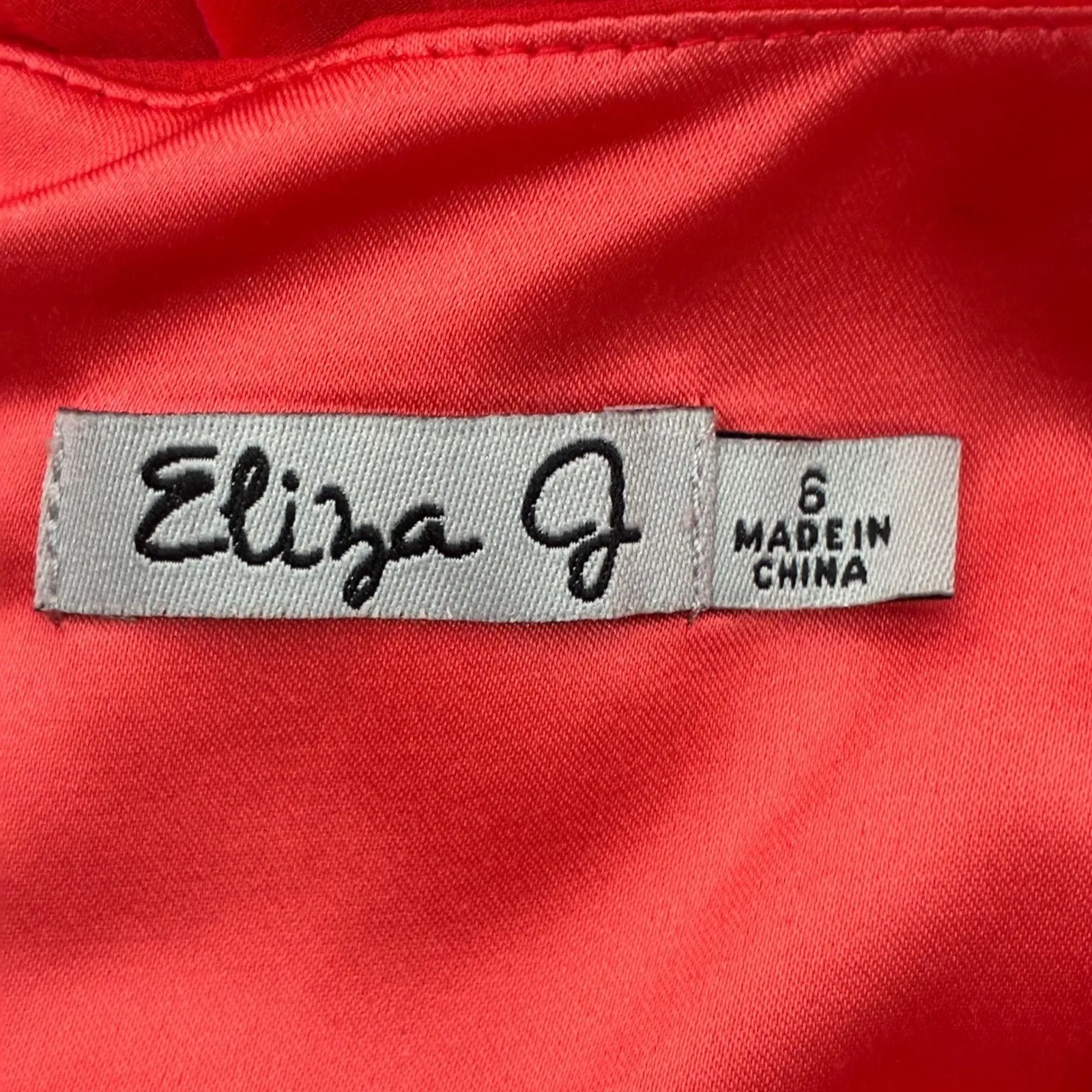 Eliza J Womens Pleated Sleeveless Maxi Dress Size 6 Red Formal Event - Image 7